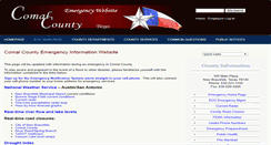Desktop Screenshot of comalcountyeoc.org